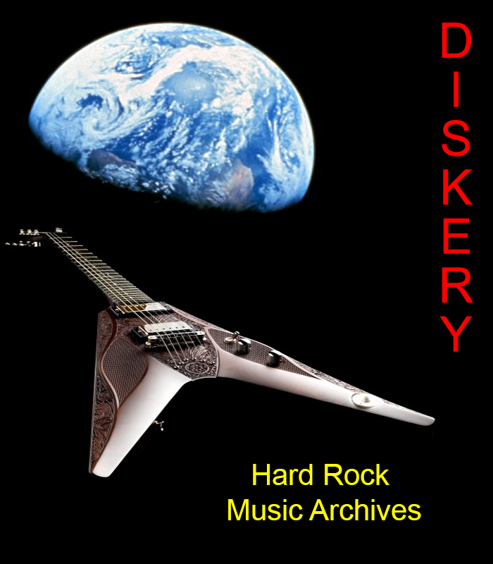 Diskery Site Title - Guitar looking like a space ship approaching Earth